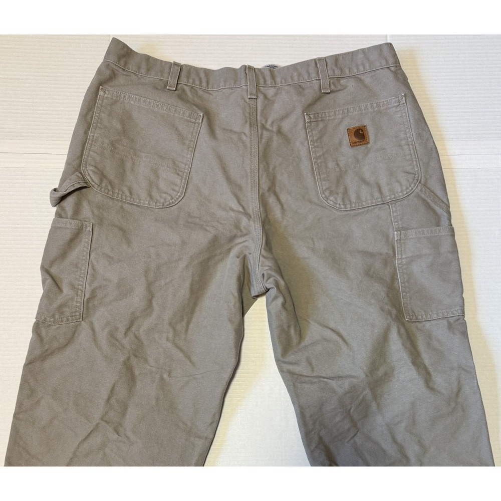 CARHARTT -‎ B11-DES - Men's Washed Duck Loose Fit Carpenter Pants - Size 40x30